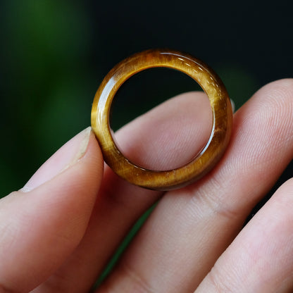 Tiger Eye Ring Size 1.8