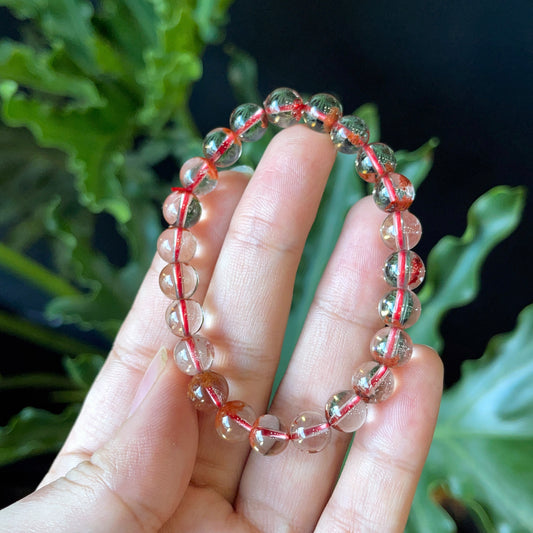 Natural Landscape Quartz Bracelet Size 7 mm