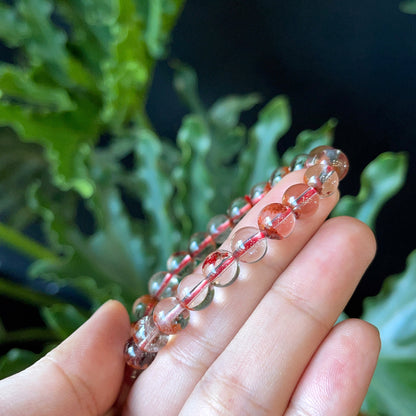 Natural Landscape Quartz Bracelet Size 7 mm