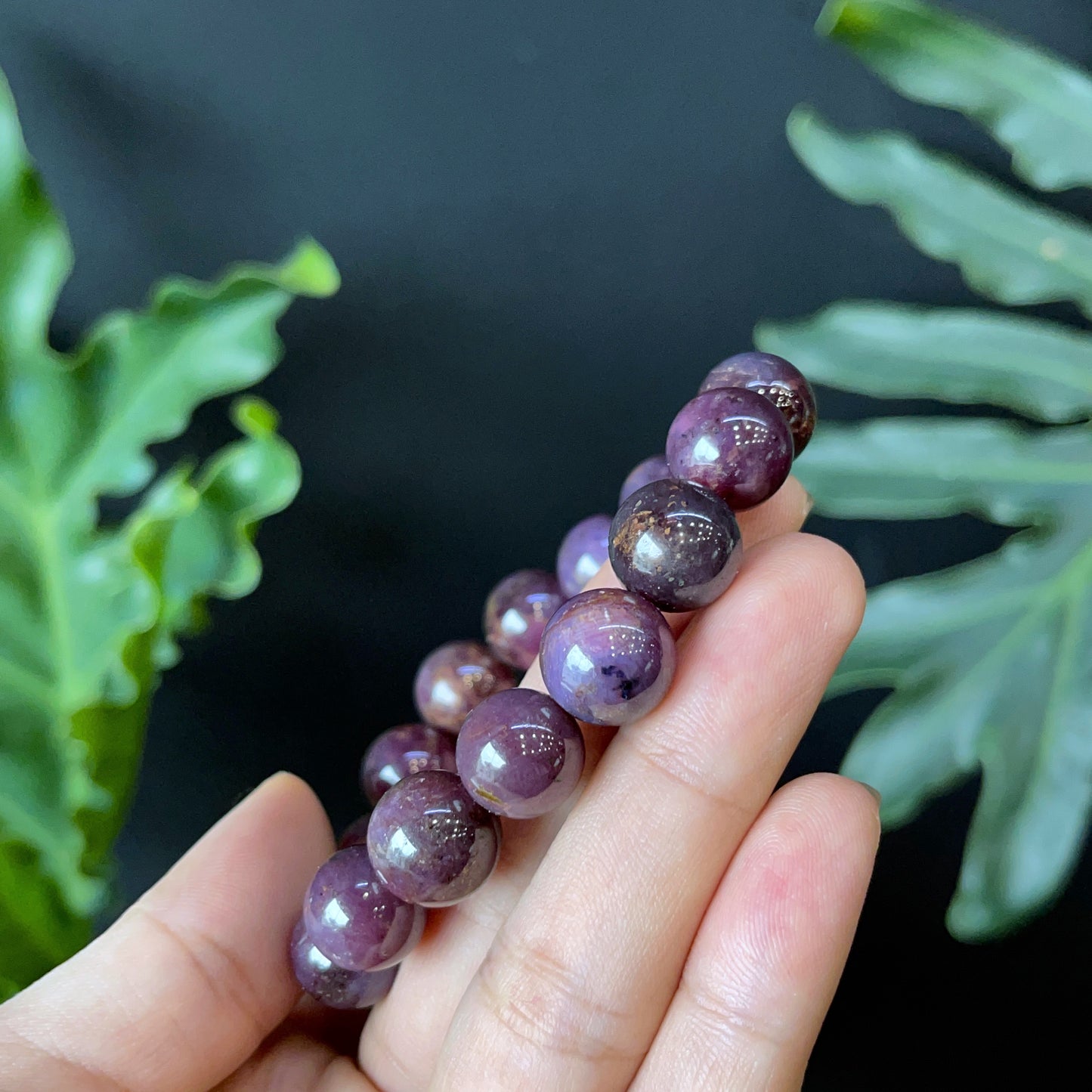 Natural Ruby Bracelet Size 11-12 mm