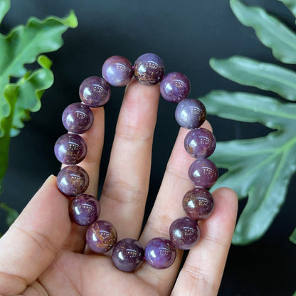 Natural Ruby Bracelet Size 11-12 mm