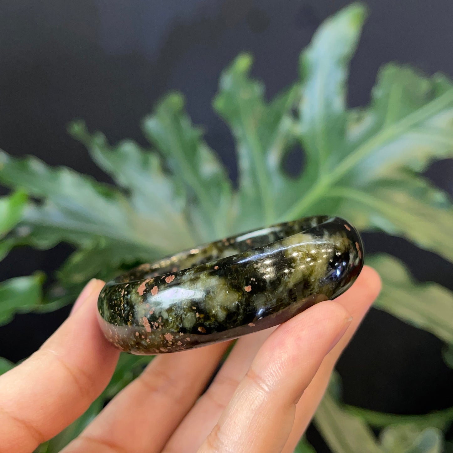 Serpentine Bangle Leaf Style Size 52 mm