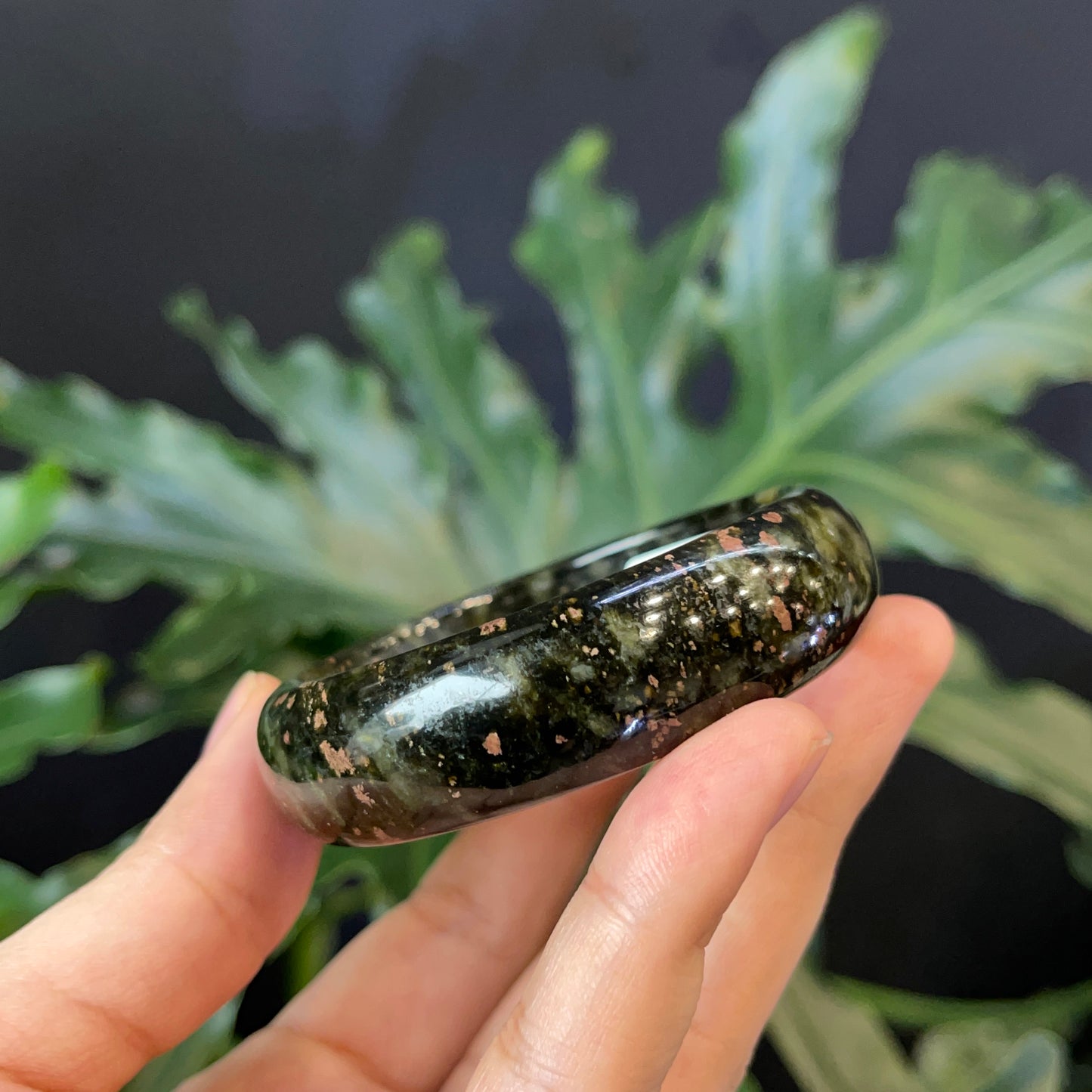 Serpentine Bangle Leaf Style Size 52 mm