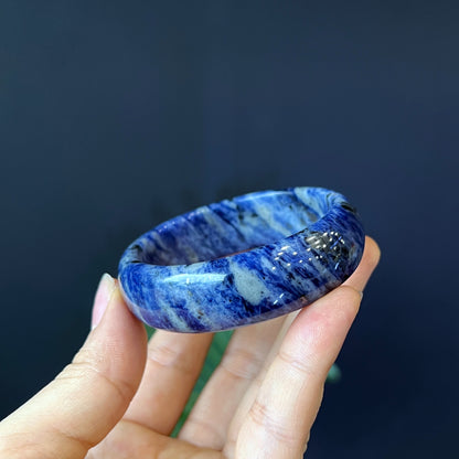 Bracelet Lapis Lazuli Style Feuille Taille 52 mm