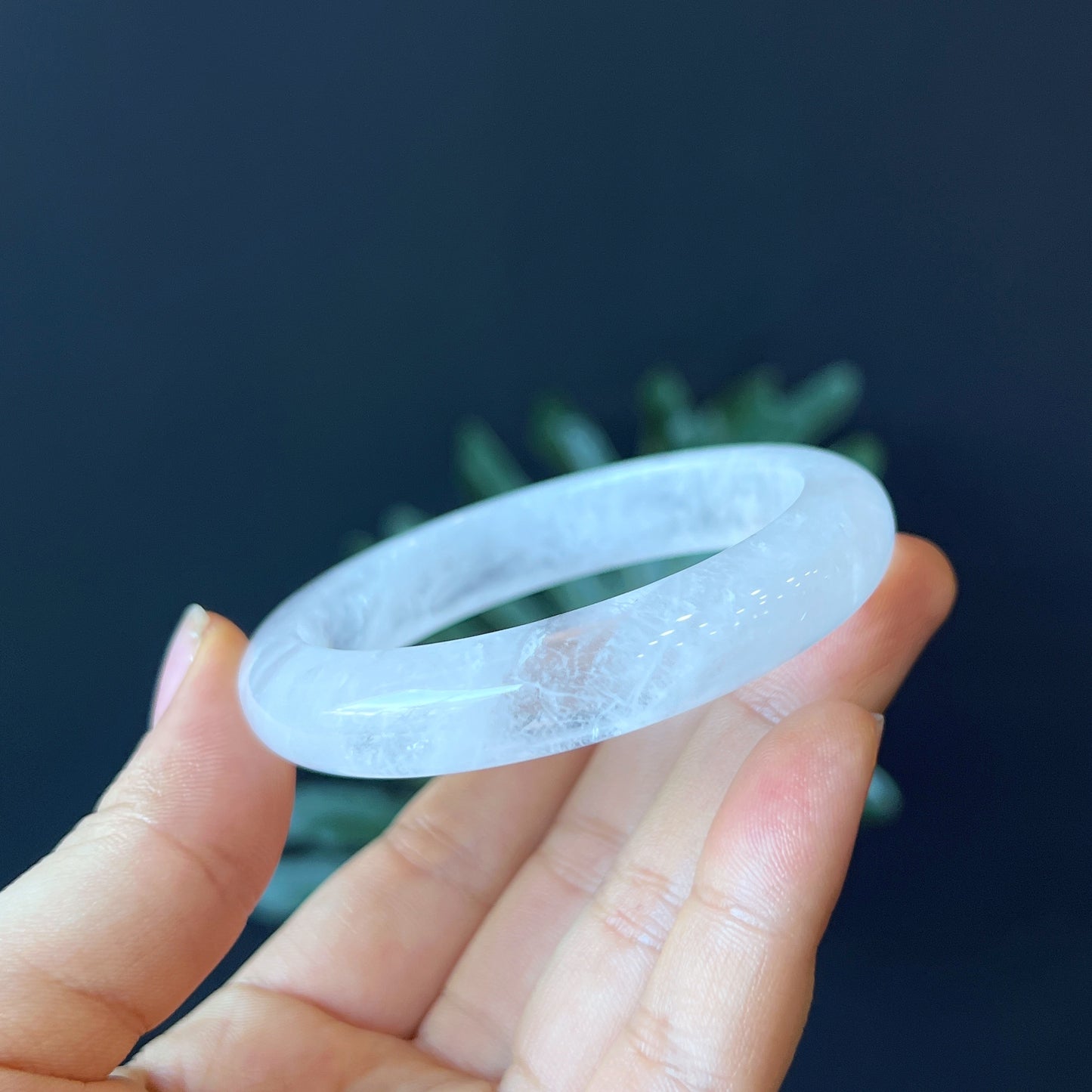 Bracelet Quartz Clair Style Feuille Taille 52 mm
