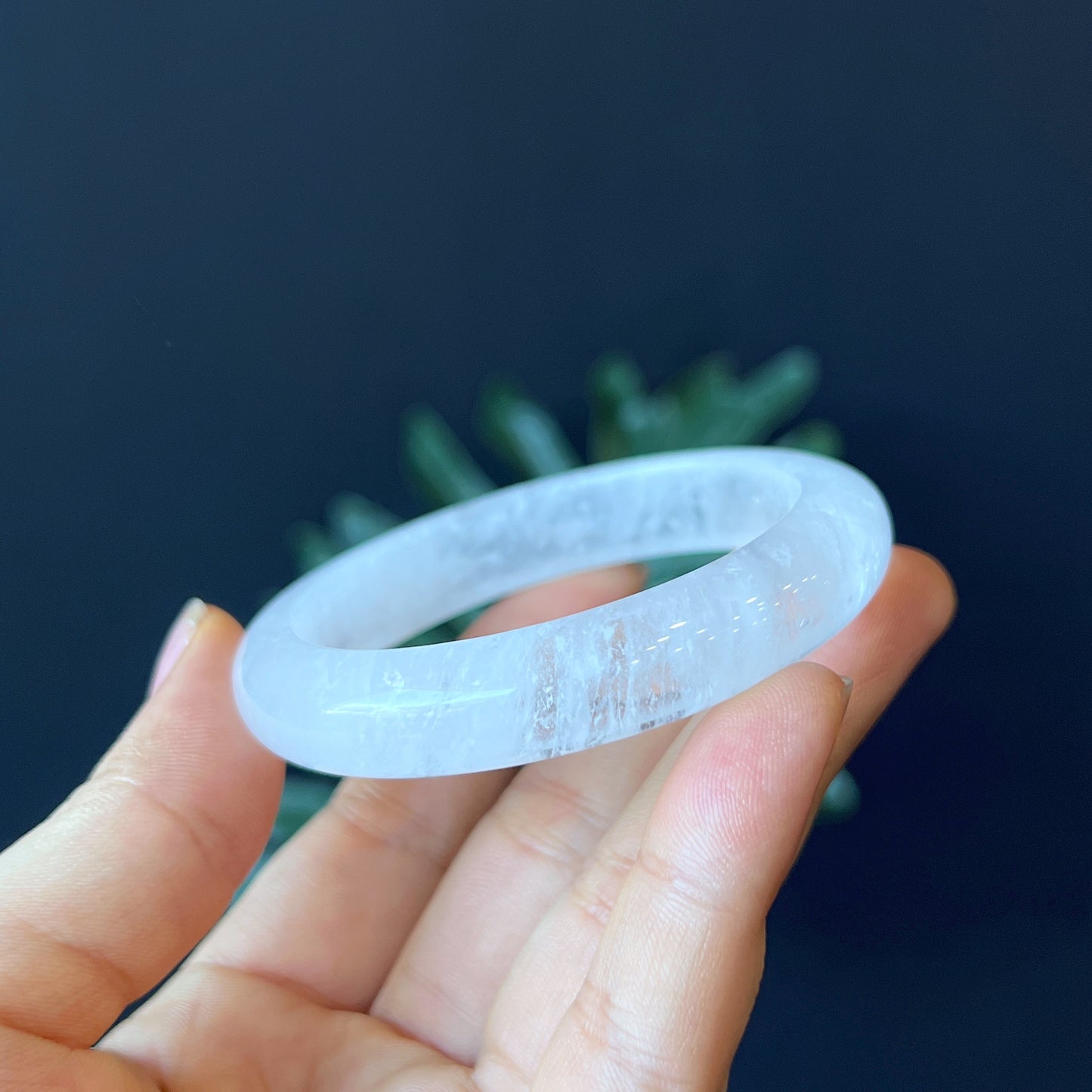 Bracelet Quartz Clair Style Feuille Taille 52 mm