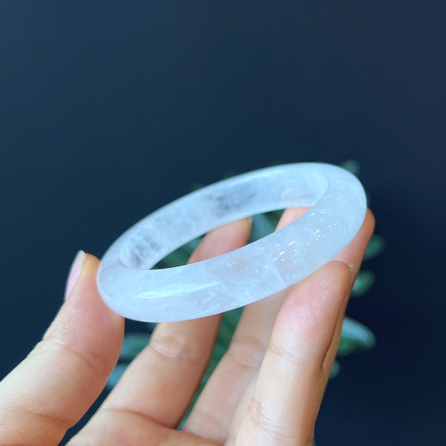 Bracelet Quartz Clair Style Feuille Taille 52 mm
