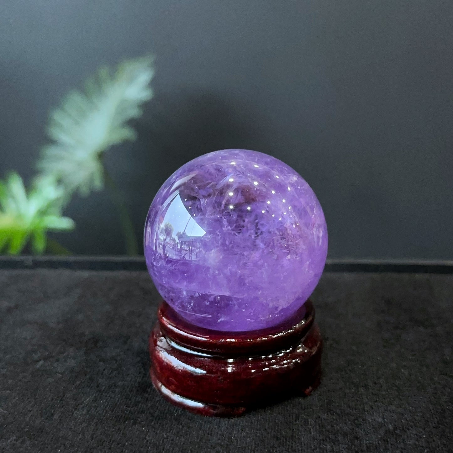 Sphère d'améthyste
