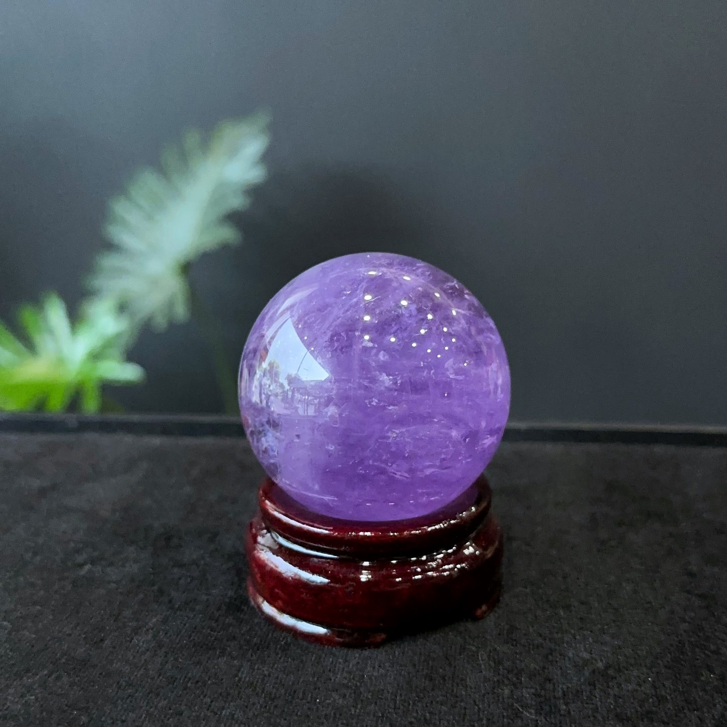 Sphère d'améthyste