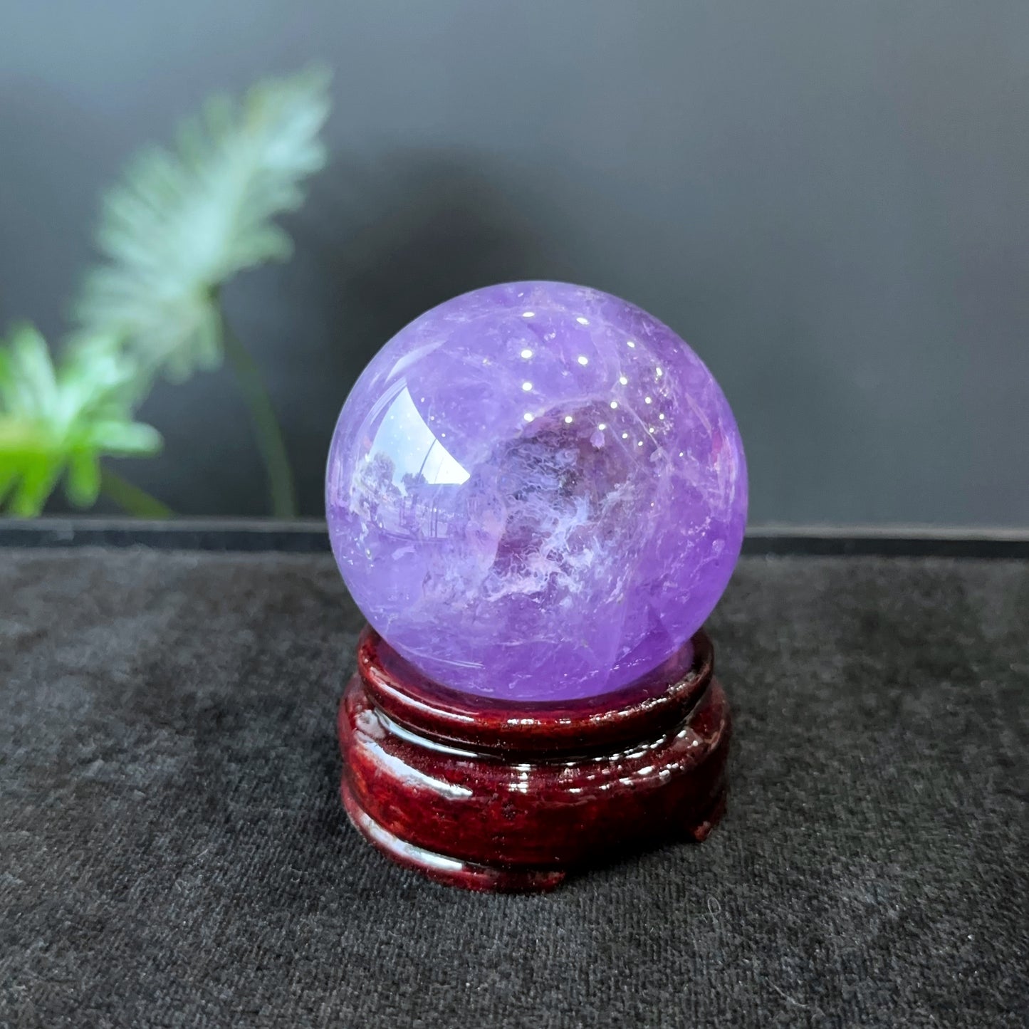 Sphère d'améthyste