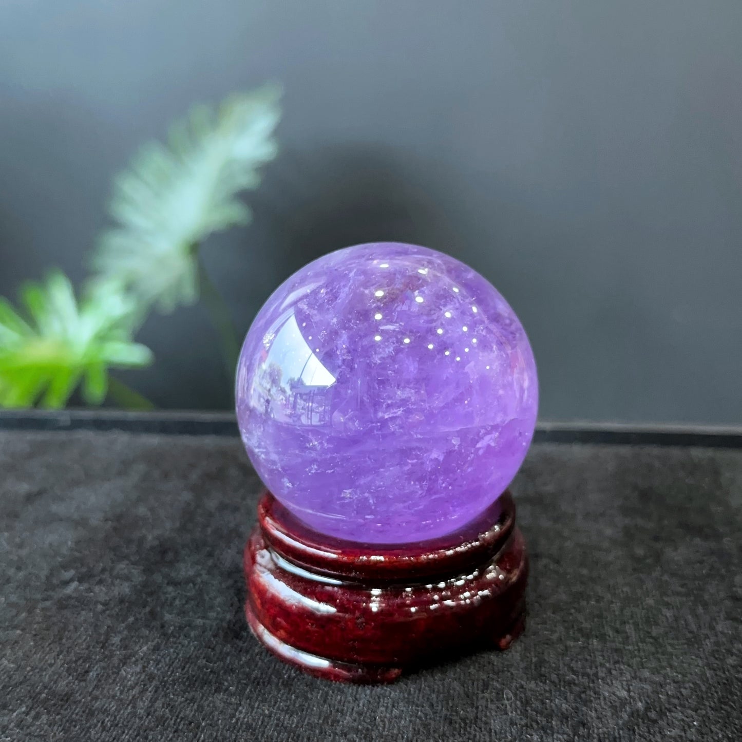 Sphère d'améthyste