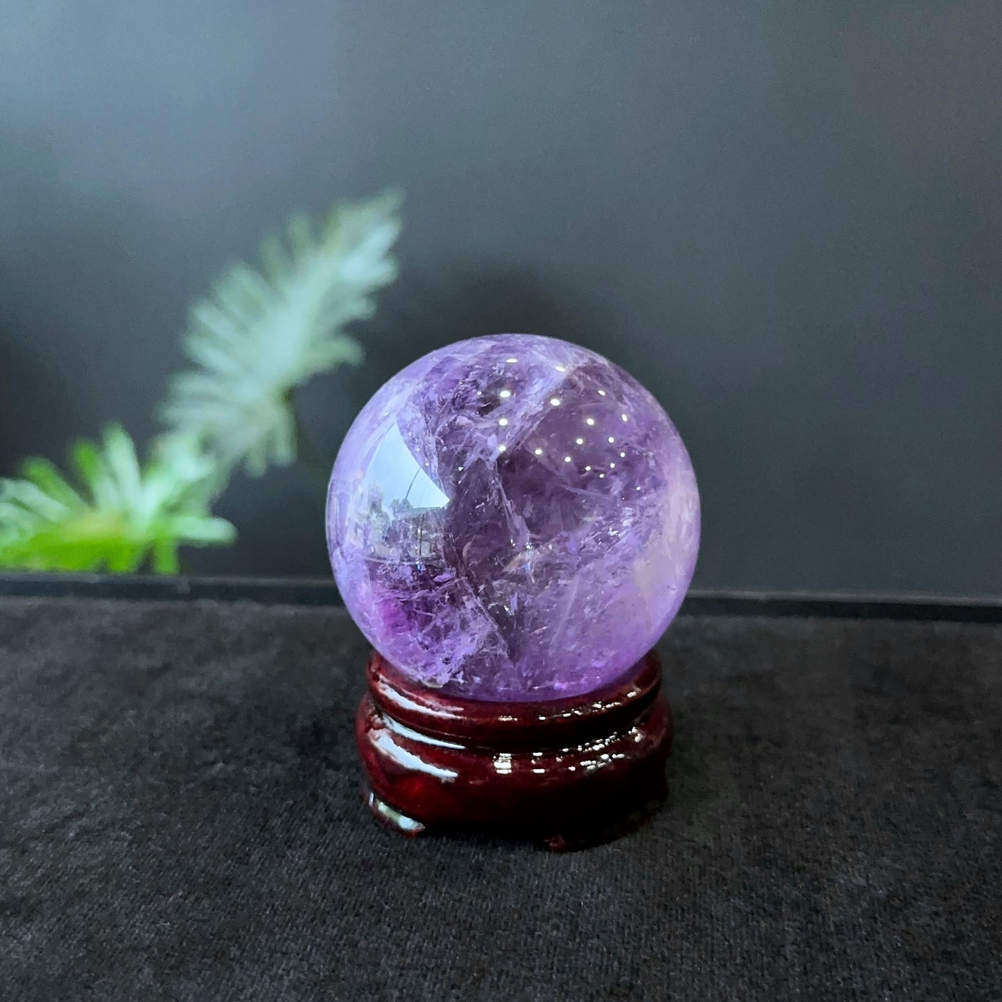 Sphère d'améthyste