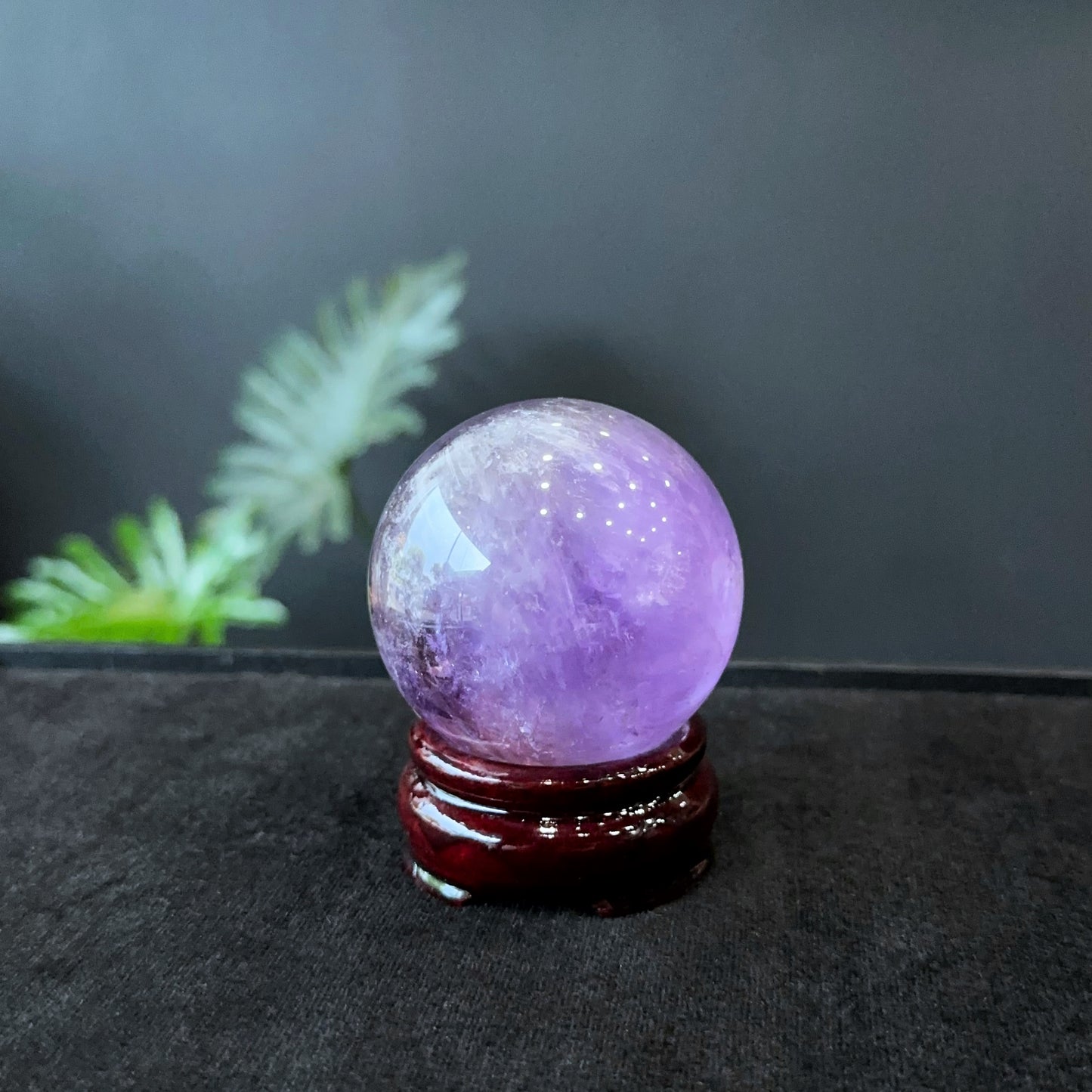 Sphère d'améthyste