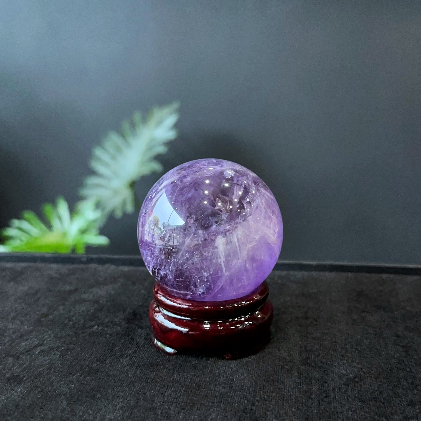 Sphère d'améthyste