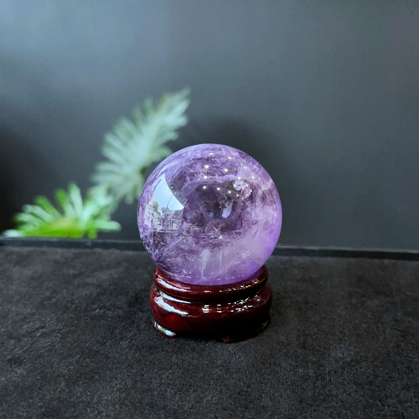 Sphère d'améthyste