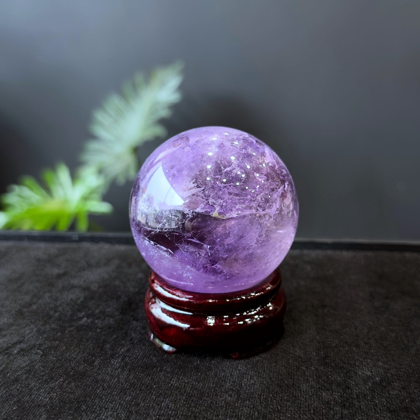 Sphère d'améthyste