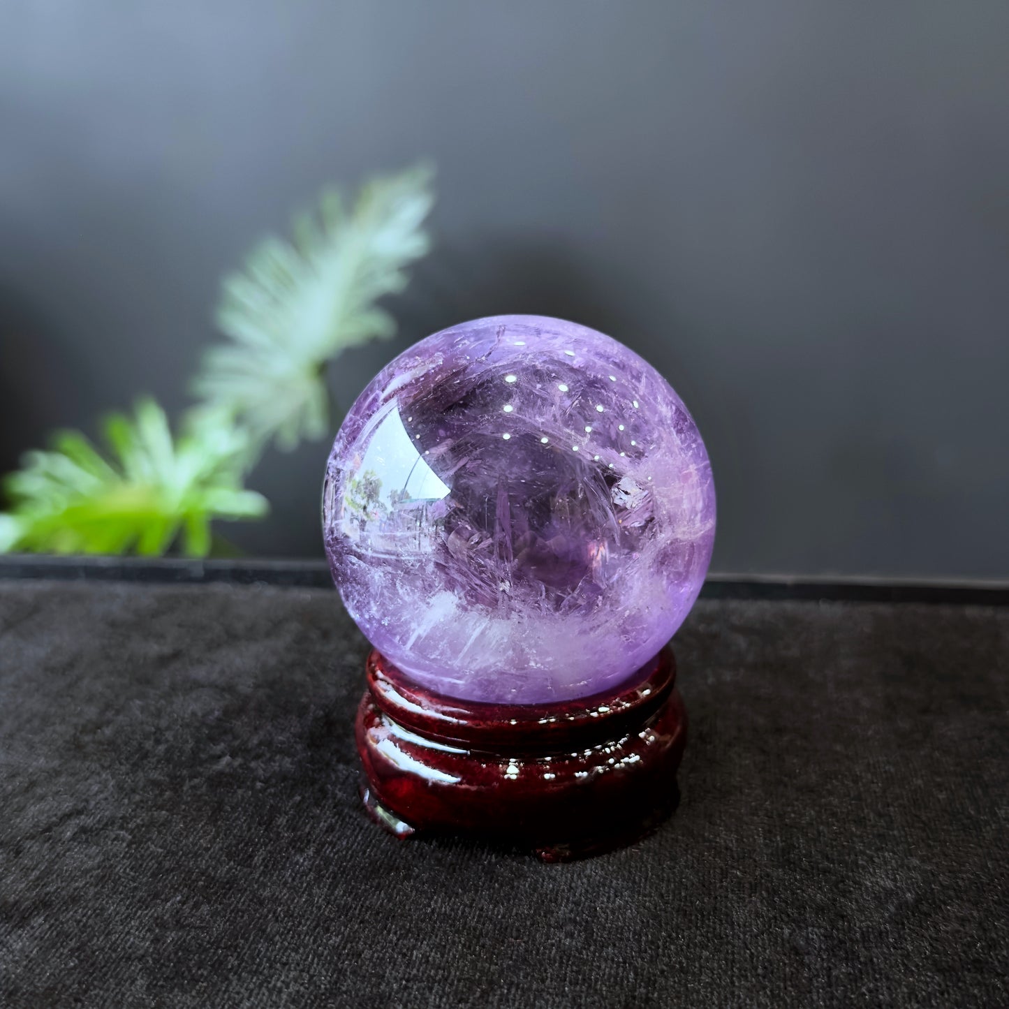 Sphère d'améthyste
