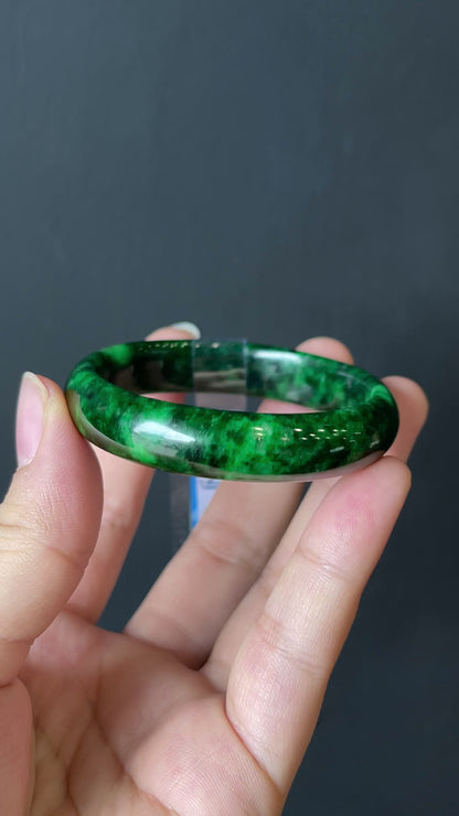 Jadeite Jade Bangle Size 49 mm