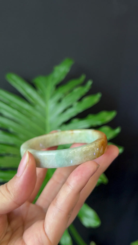 Bracelet Jadeite Jade Style Carré Taille 52 mm