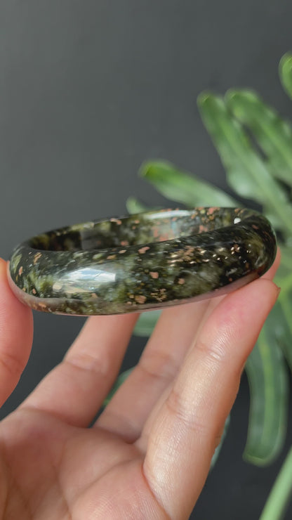 Serpentine Bangle Leaf Style Size 57 mm