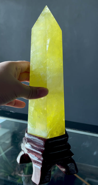 Golden Quartz Pillar