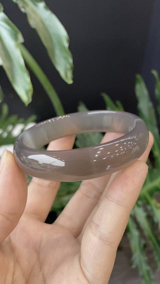 Bracelet Agate Style Feuille Taille 56 mm
