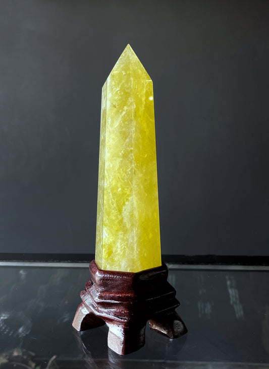 Golden Quartz Pillar