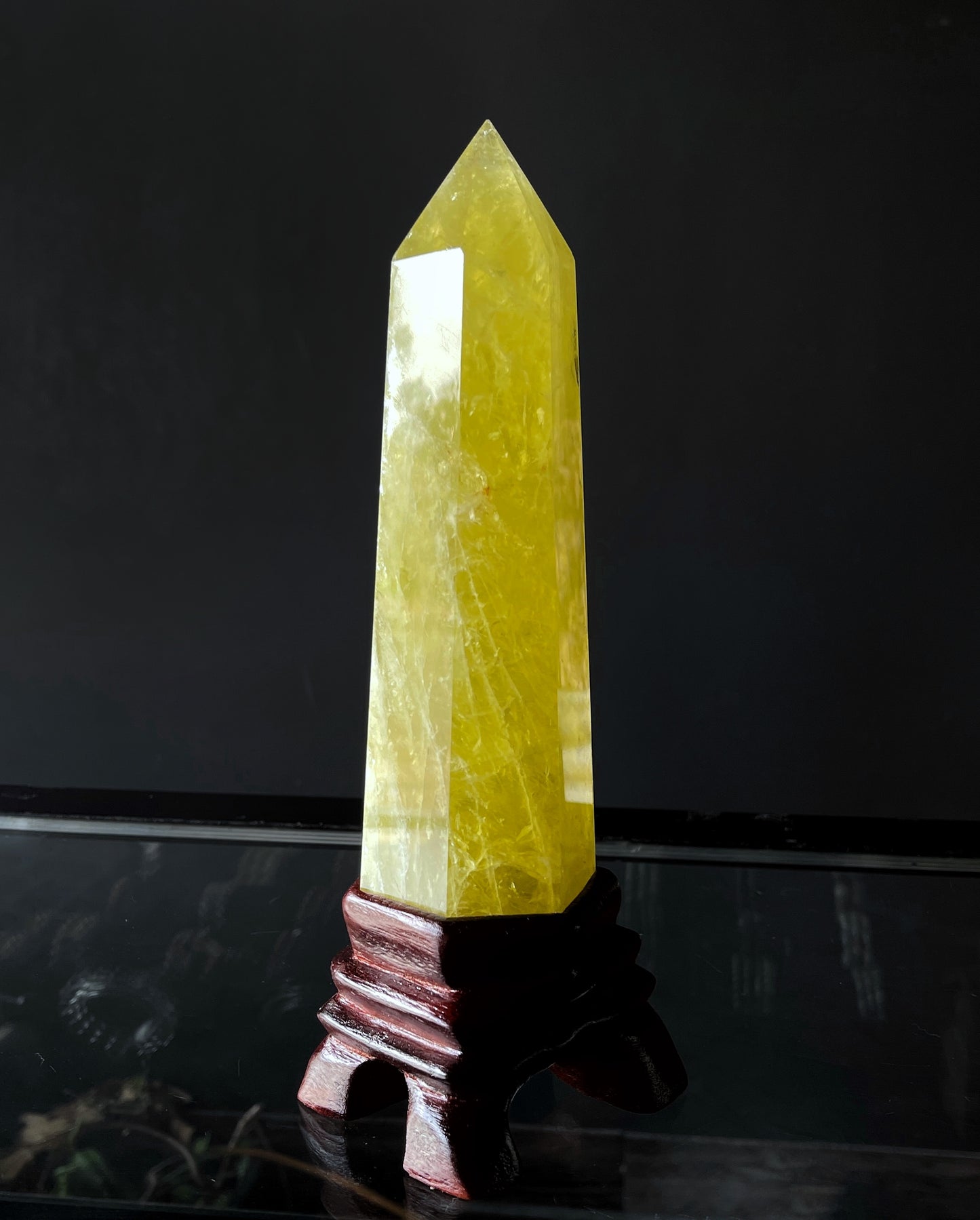 Golden Quartz Pillar