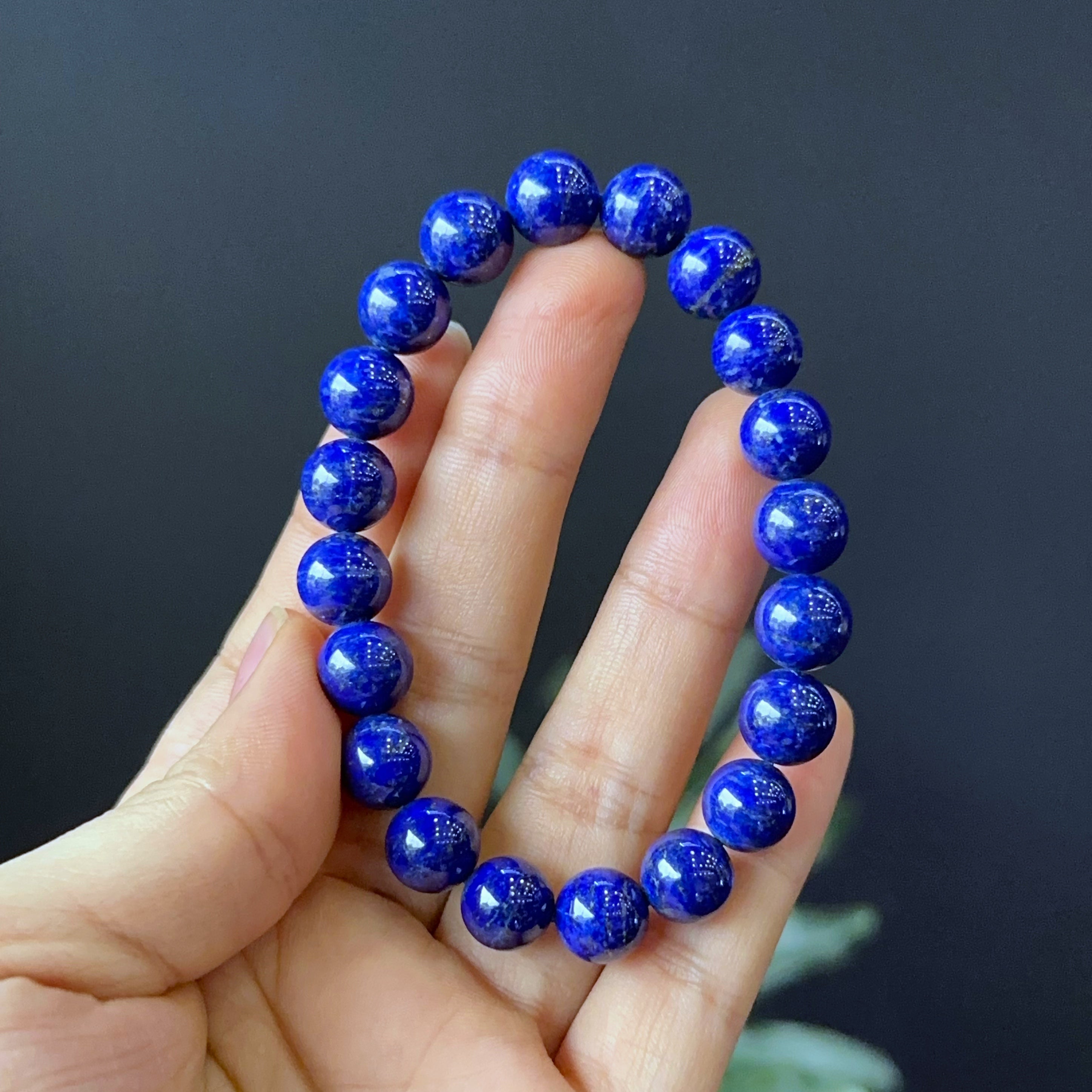 Beautiful and Natural Lapis Lazuli Bracelet – Mountain Jade