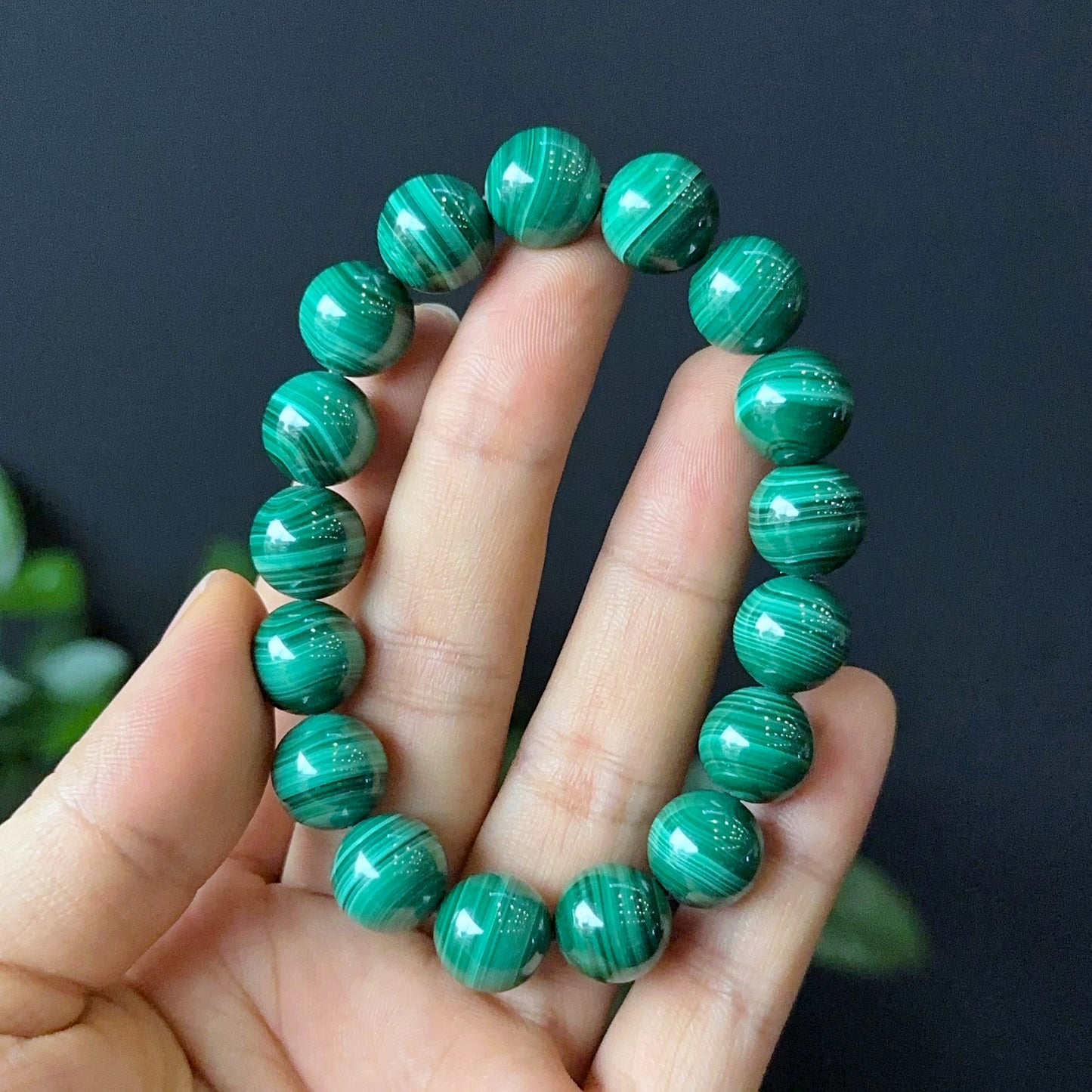 Malachite Bracelet Size 11.5 mm