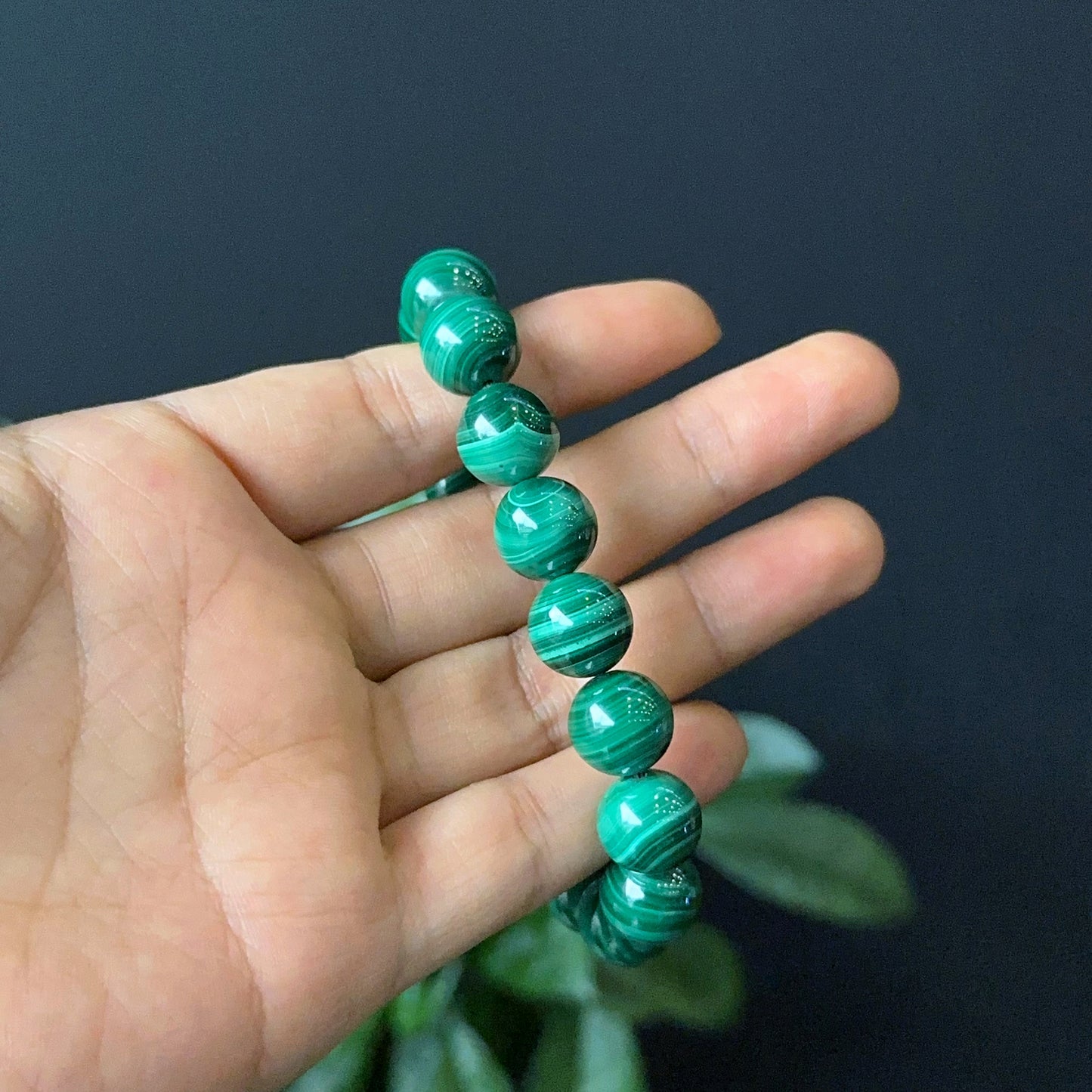 Malachite Bracelet Size 11.5 mm