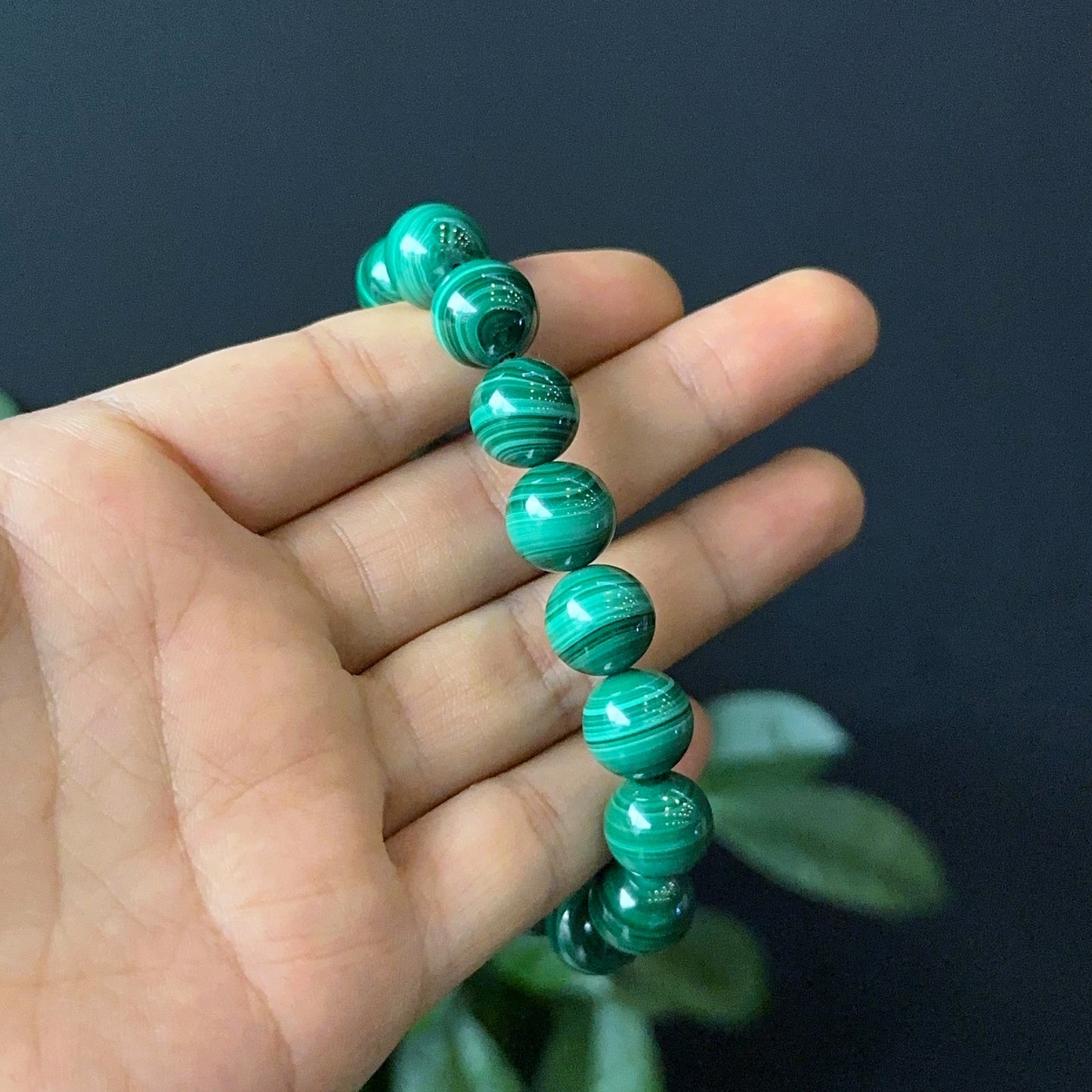 Malachite Bracelet Size 11.5 mm