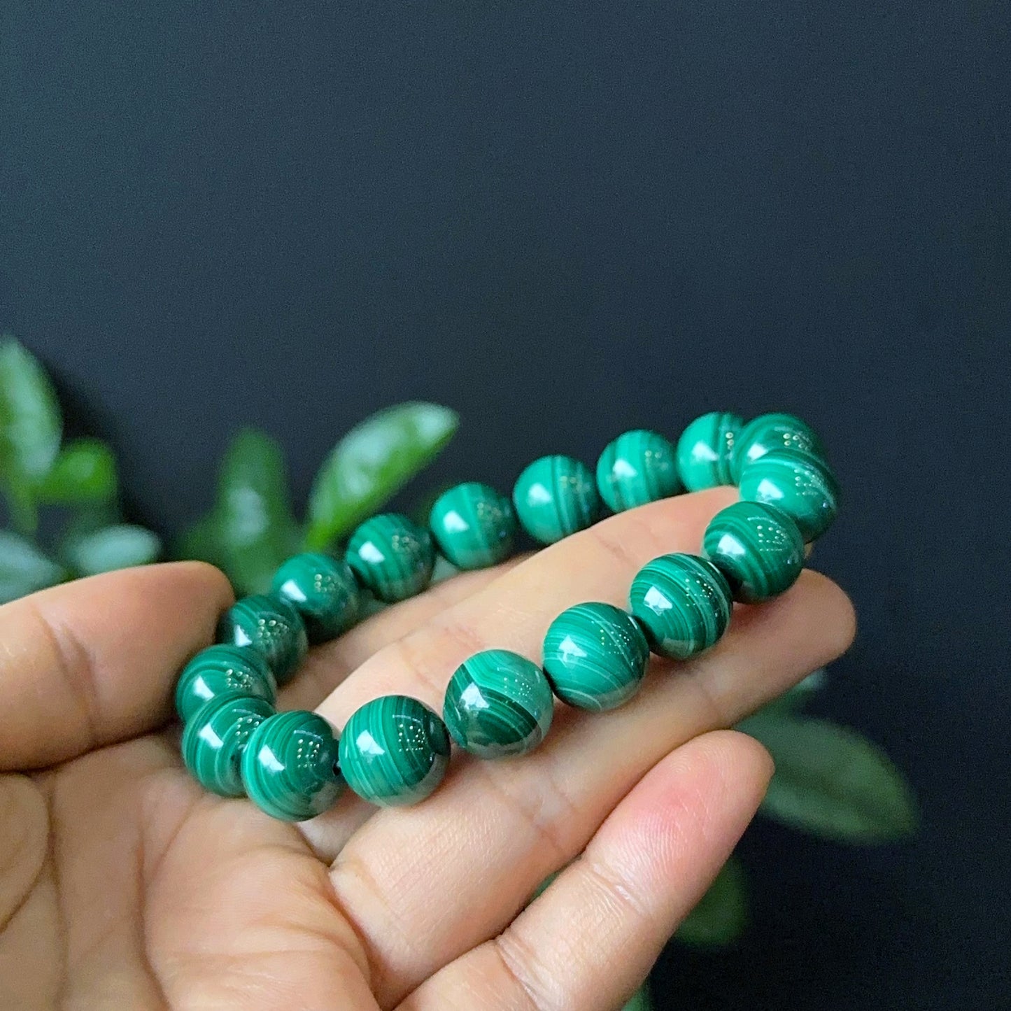 Malachite Bracelet Size 11.5 mm