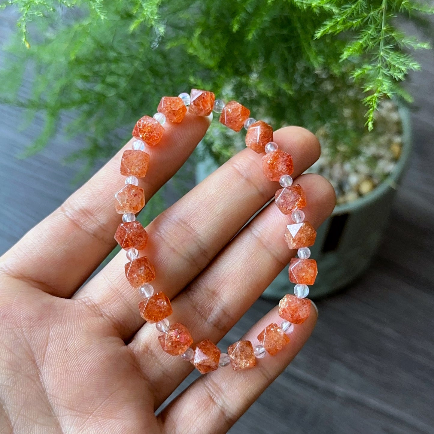 Sunstone Bracelet Size 7 mm