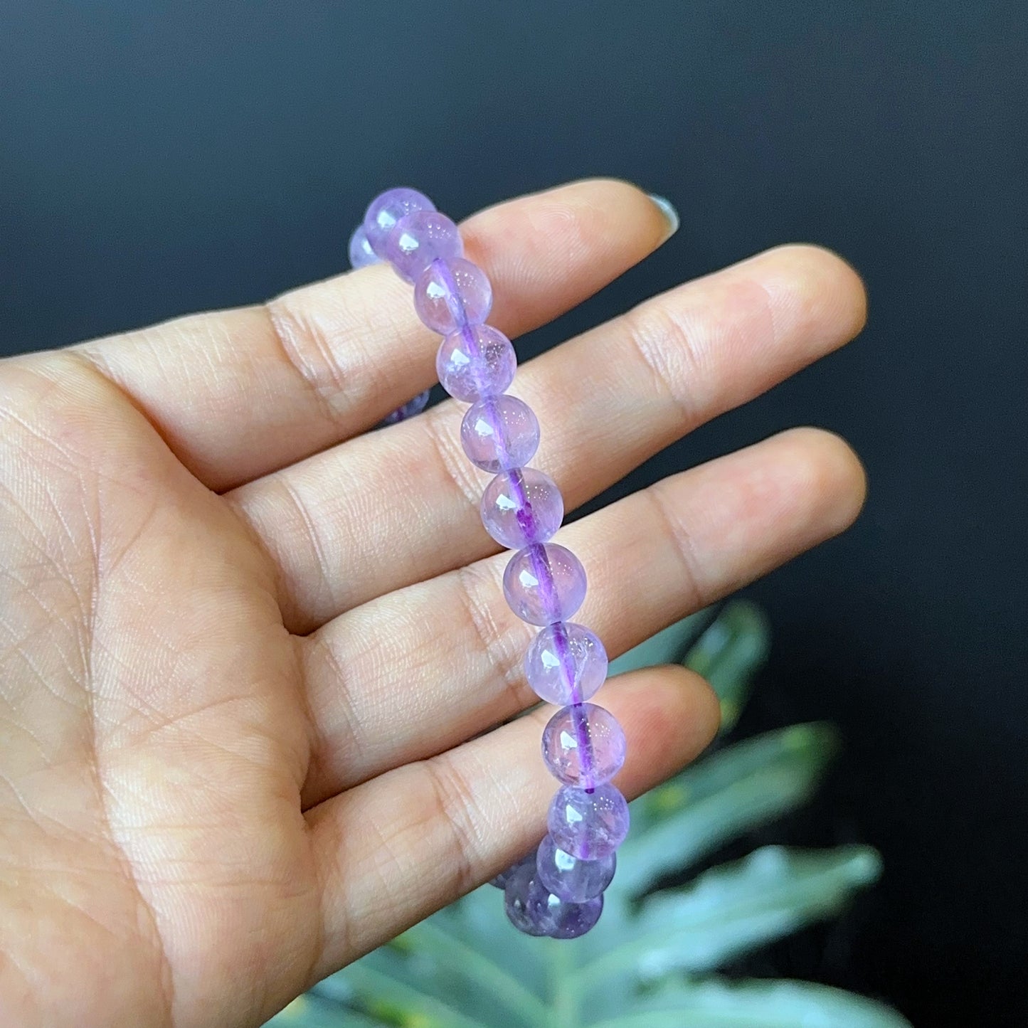 Amethyst Bracelet Size 8 mm