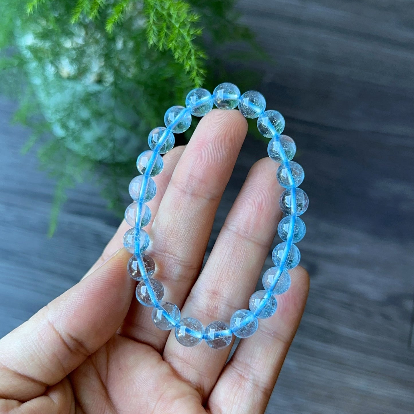 Natural Topaz Bracelet Size 7.5 mm