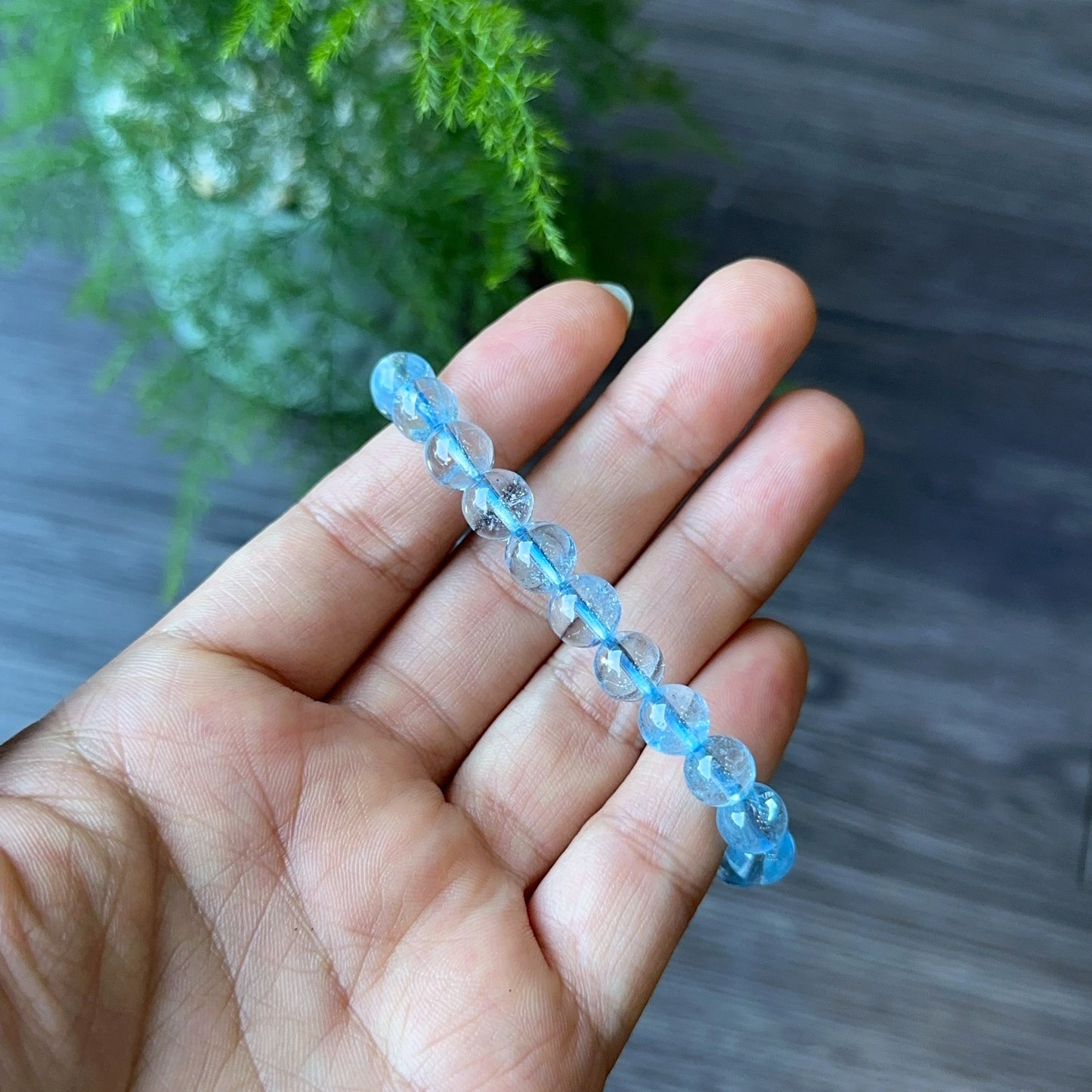 Natural Topaz Bracelet Size 7.5 mm