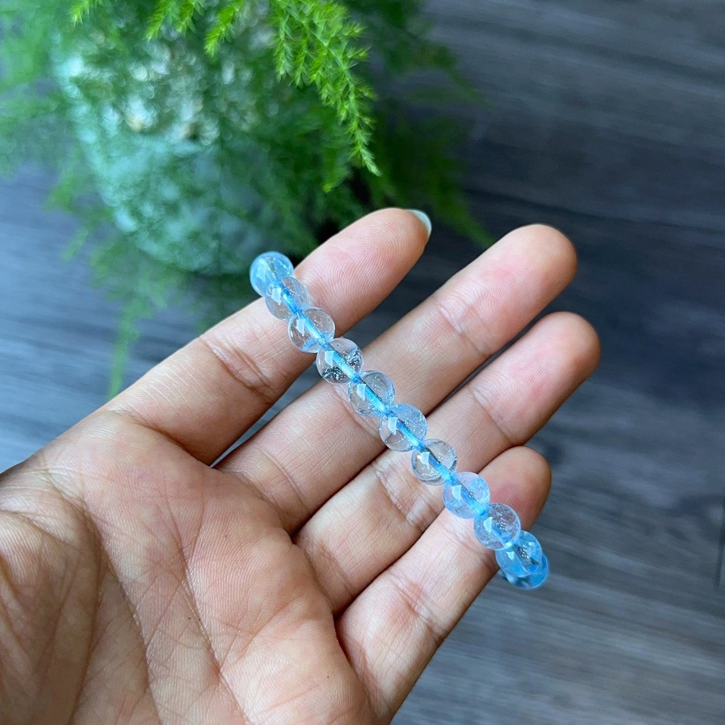 Natural Topaz Bracelet Size 7.5 mm