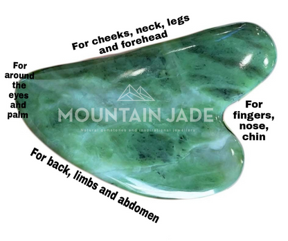 Nephrite Jade Guasha Facial Massage